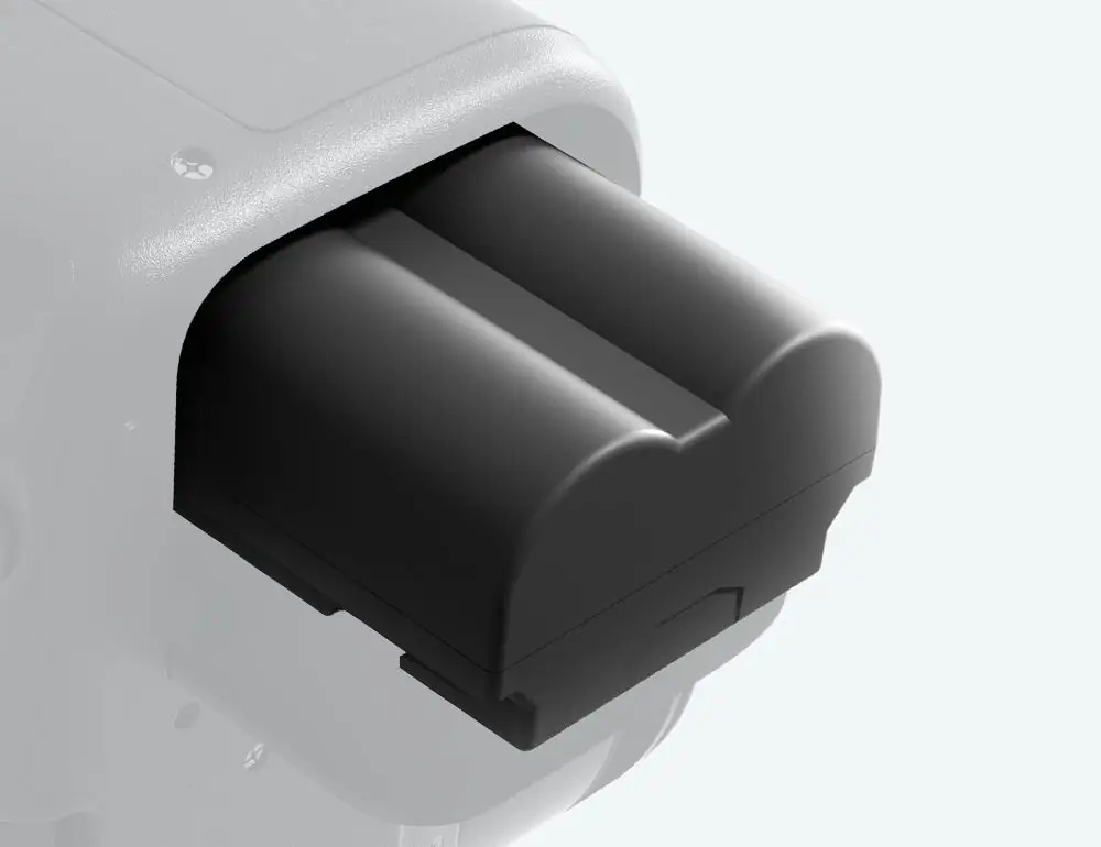 Аккумулятор Kingma NP-W235 вставляется в батарейный отсек камеры Fujifilm