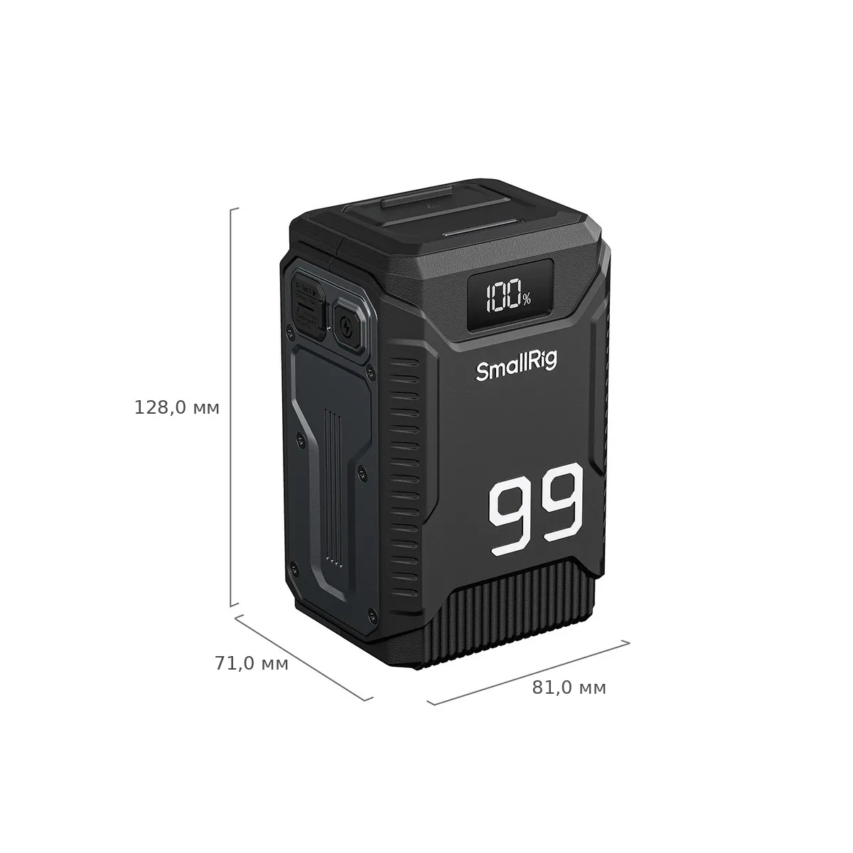 Габариты аккумулятора SmallRig T99 5864