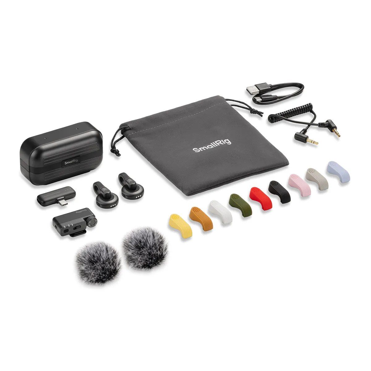 Комплектация беспроводного микрофона SmallRig S70 6526