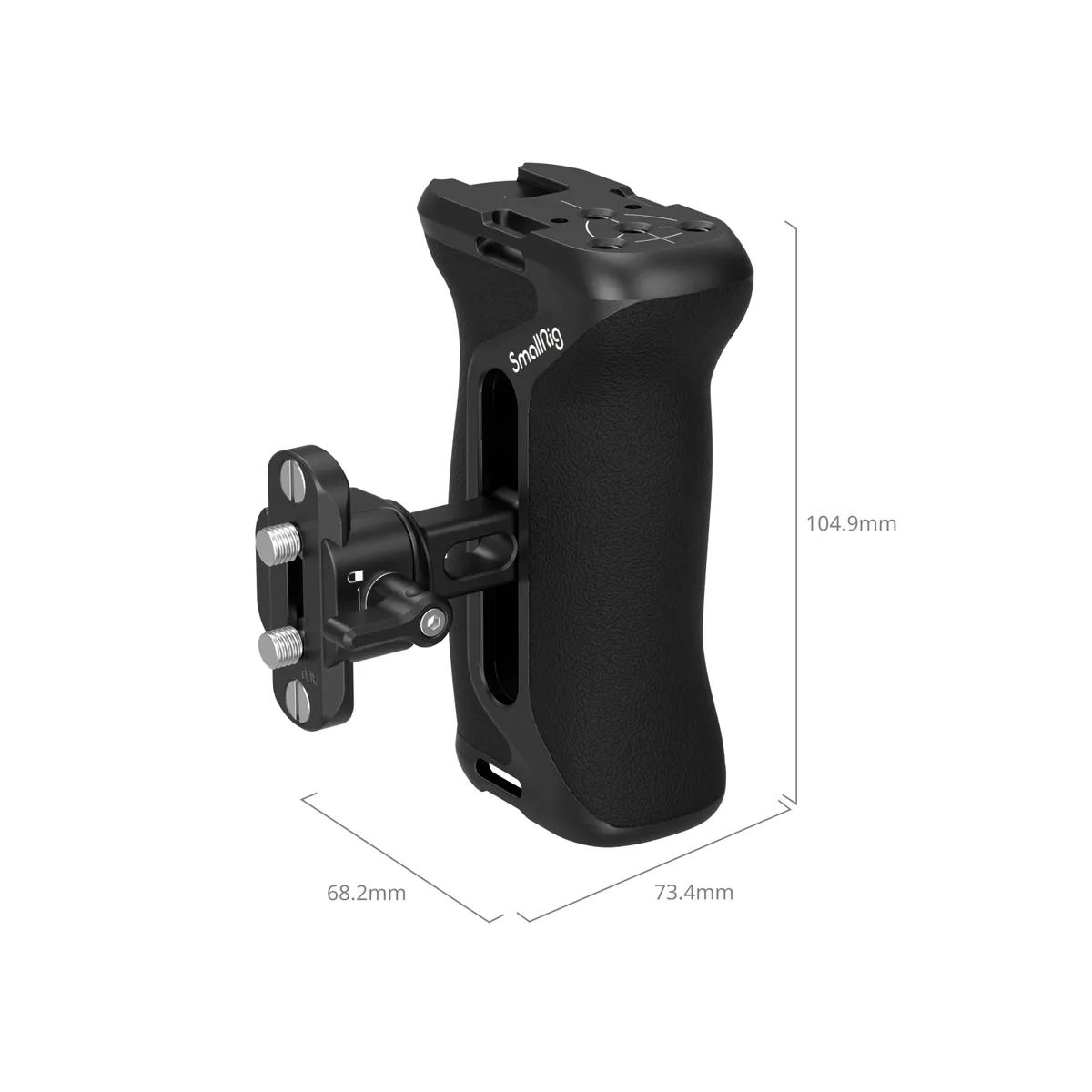 Габариты боковой рукоятки SmallRig 5952 с зажимом NATO