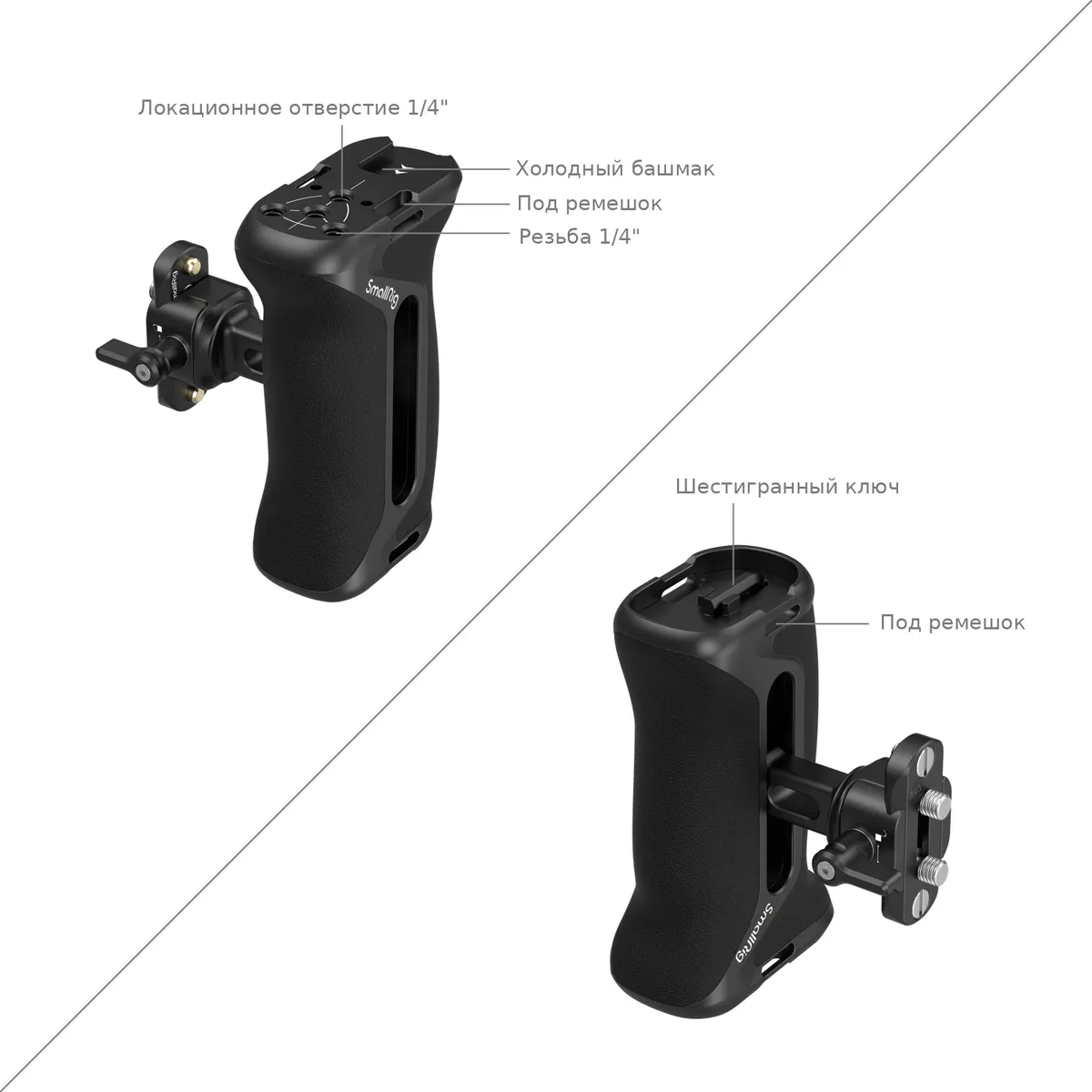 Точки крепления боковой рукоятки SmallRig 5952