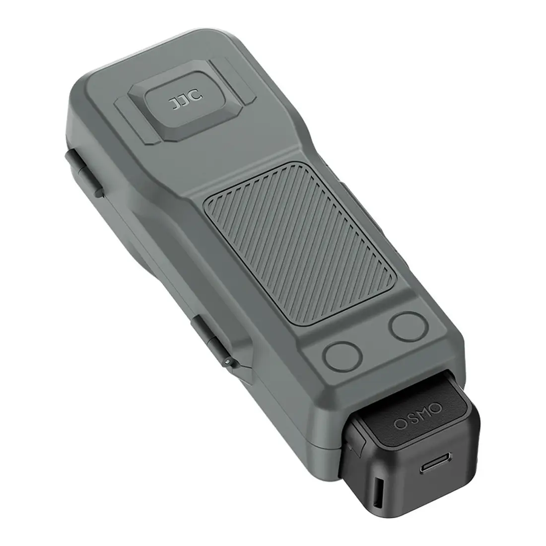 Защитный чехол JJC PC-OP4 надет на камеру DJI Osmo Pocket 4
