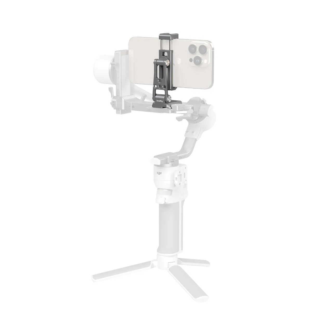 Держатель SmallRig 5338 с телефоном на стабилизаторе DJI RS