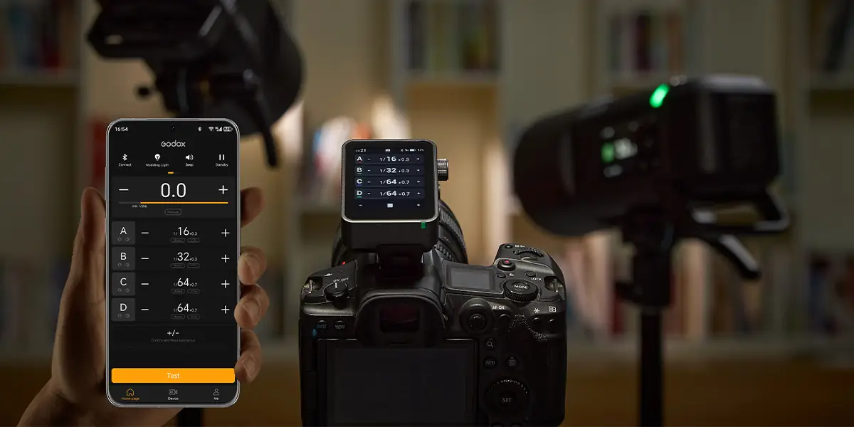 Godox X3 Pro на камере: управление 4 группами вспышек с экрана и через приложение Godox