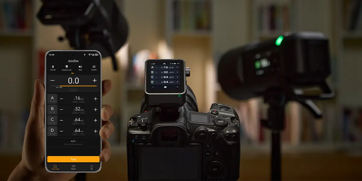 Управление Godox X3 Pro F на камере через приложение Godox Flash по Bluetooth со смартфона