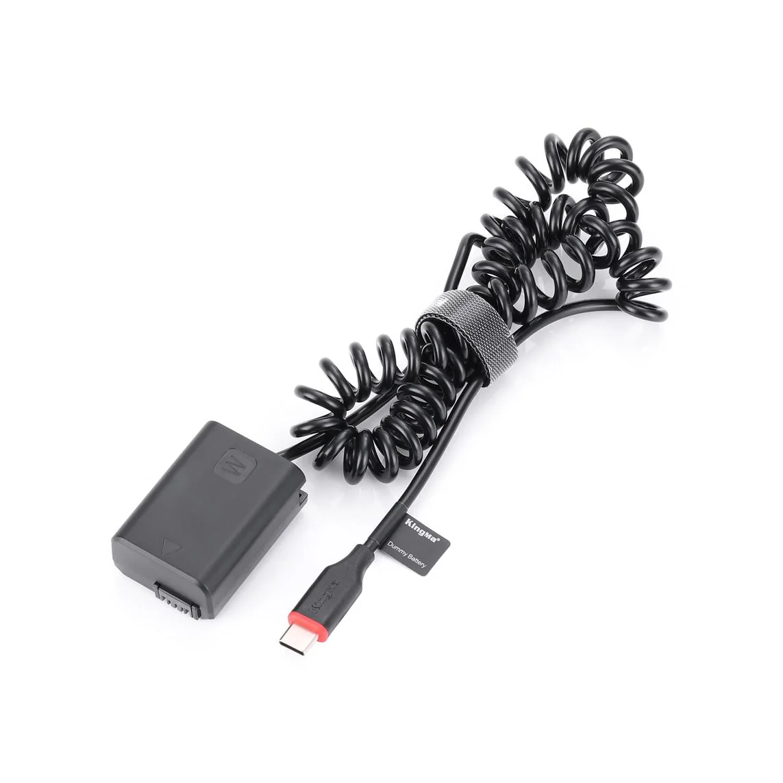 Пустышка Kingma NP-FW50 с витым кабелем USB-C в сборе