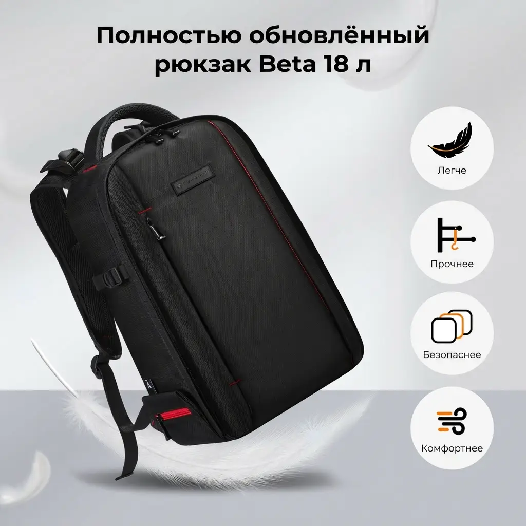 Четыре улучшения фоторюкзака K&F Beta Backpack 18L: вес, прочность, защита и комфорт