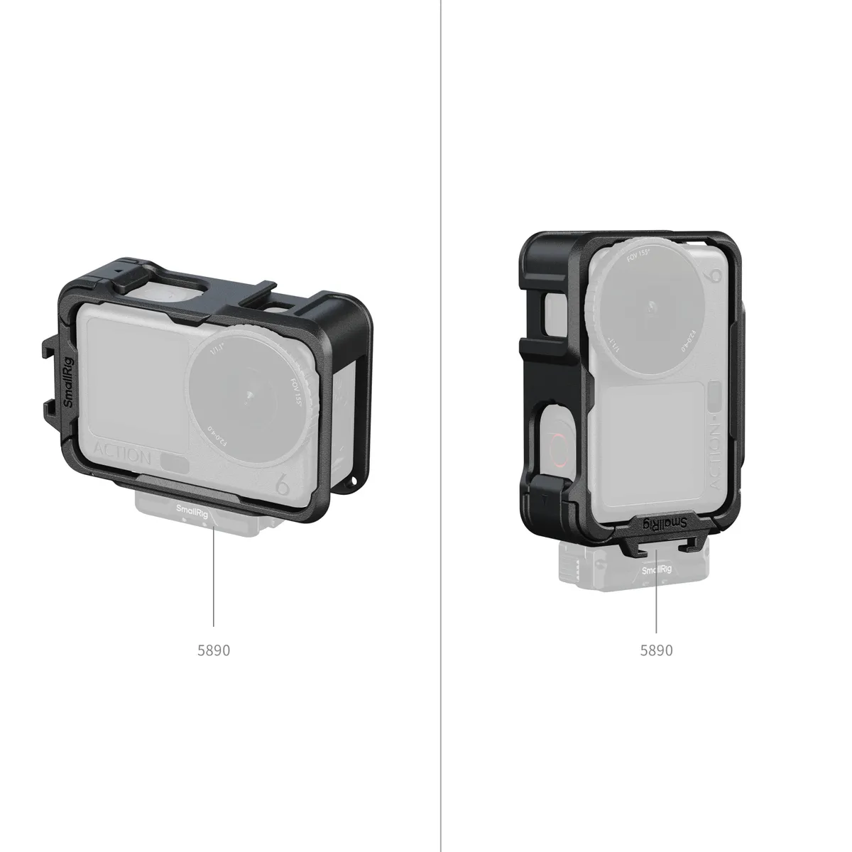 Горизонтальная и вертикальная установка клетки SmallRig 5886
