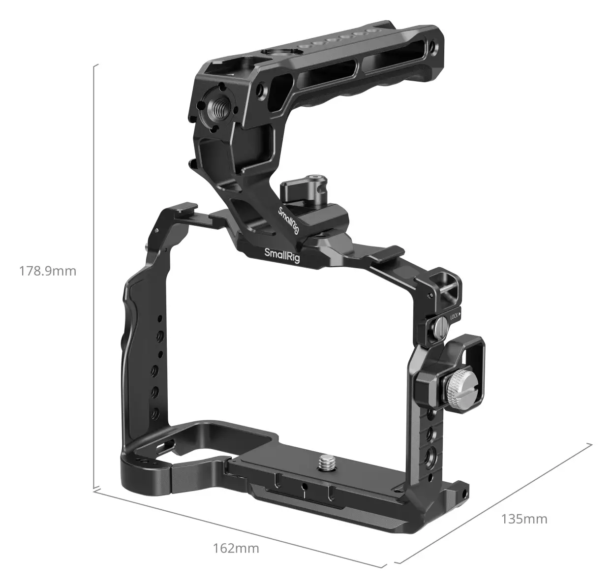 Габариты клетки SmallRig 6025 для Sony A7 V