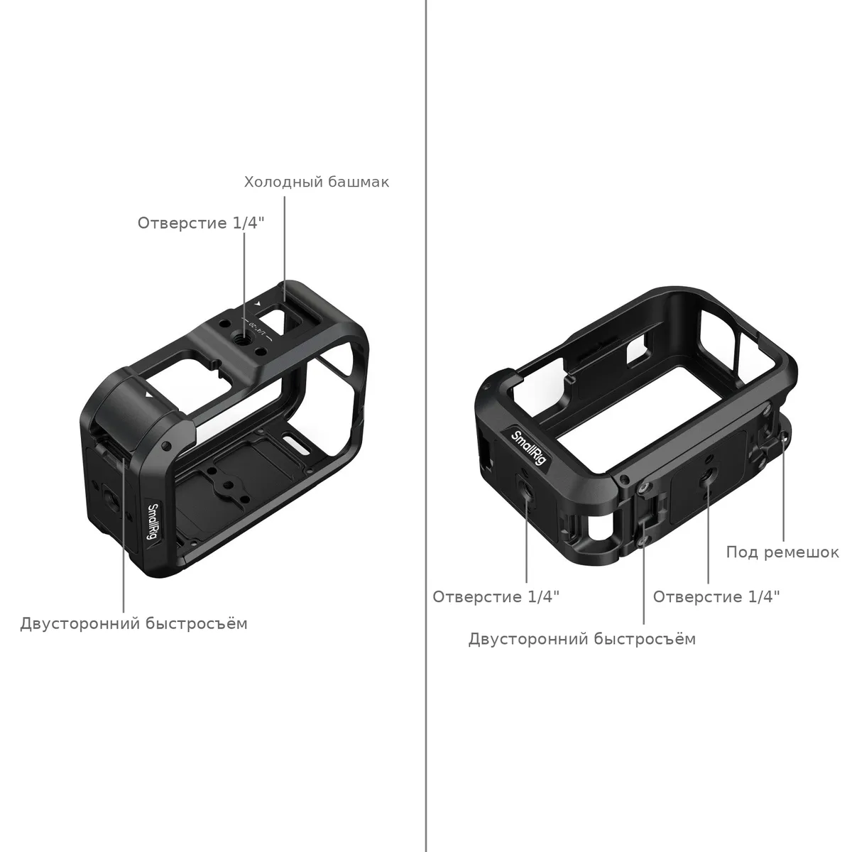 Точки крепления клетки SmallRig 6374