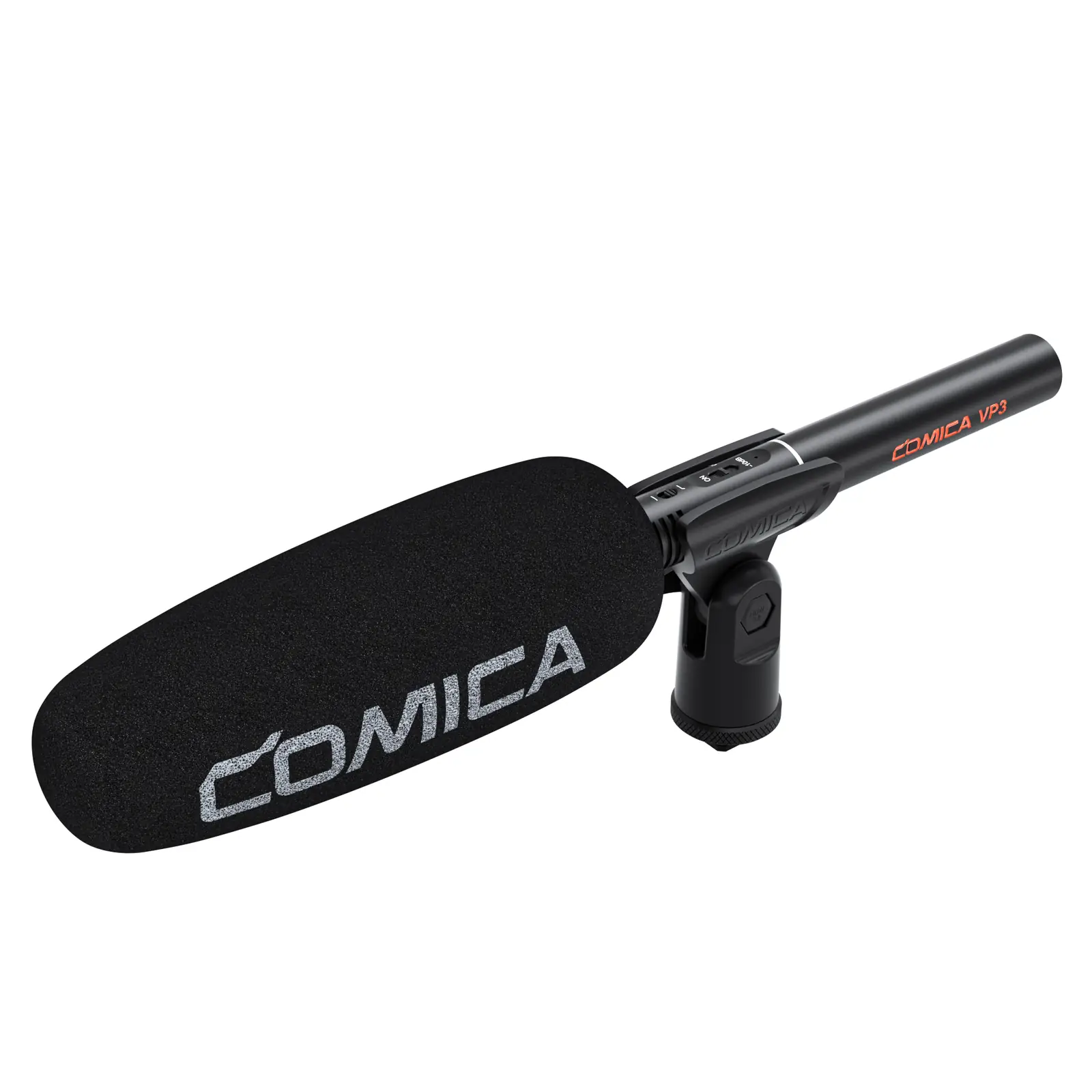 Comica VP3 — микрофон с ветрозащитой и креплением