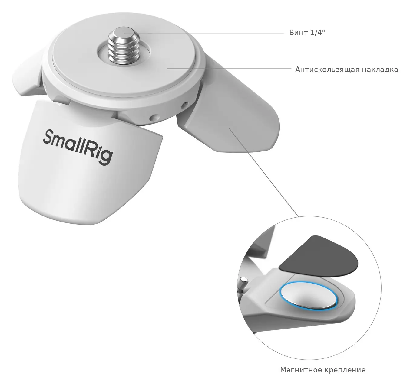 Мини-штатив SmallRig 6794 — винт 1/4