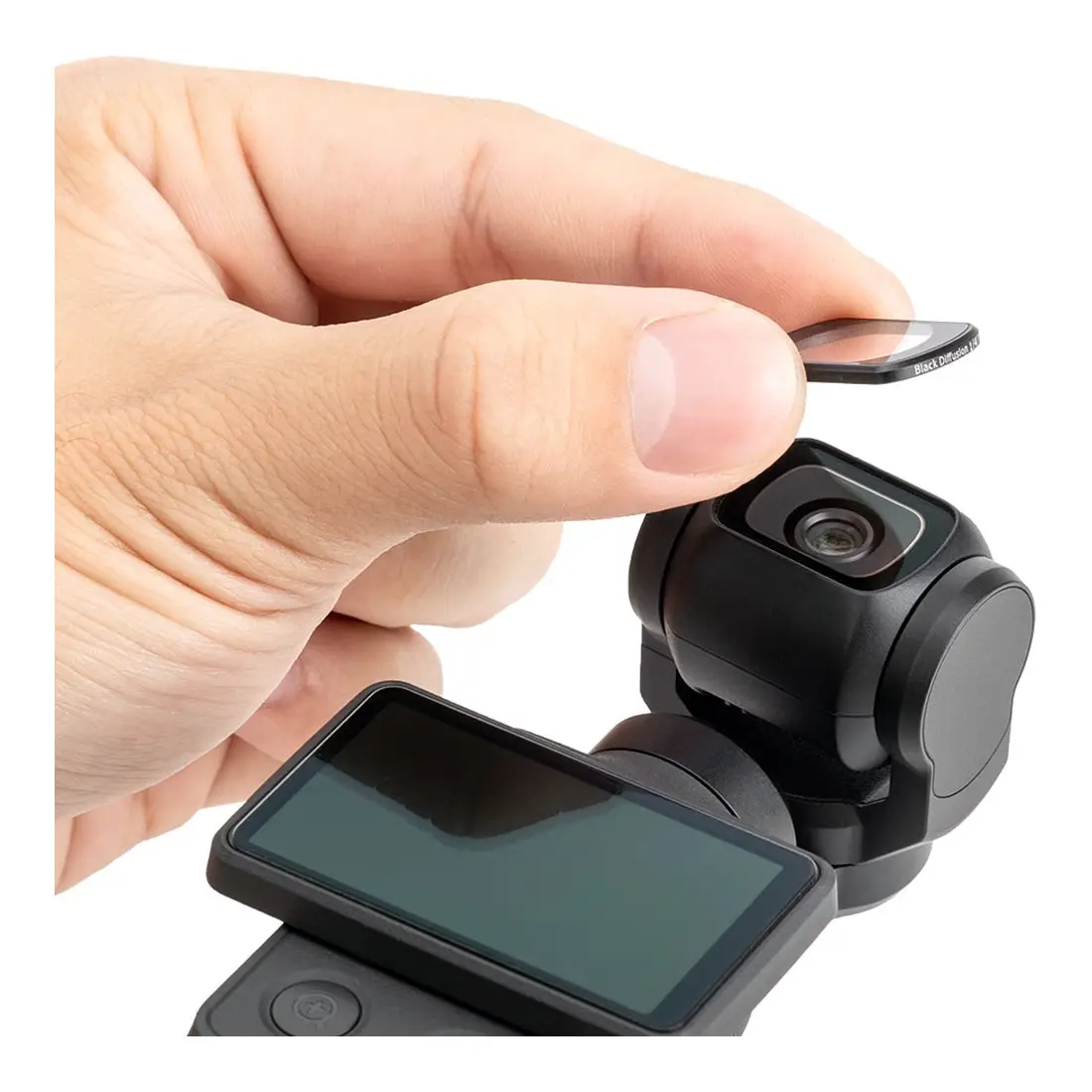 Установка магнитного светофильтра JJC F-PK4NDV на DJI Osmo Pocket 4
