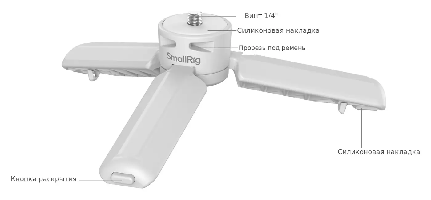 Настольный штатив SmallRig 6795 — винт 1/4