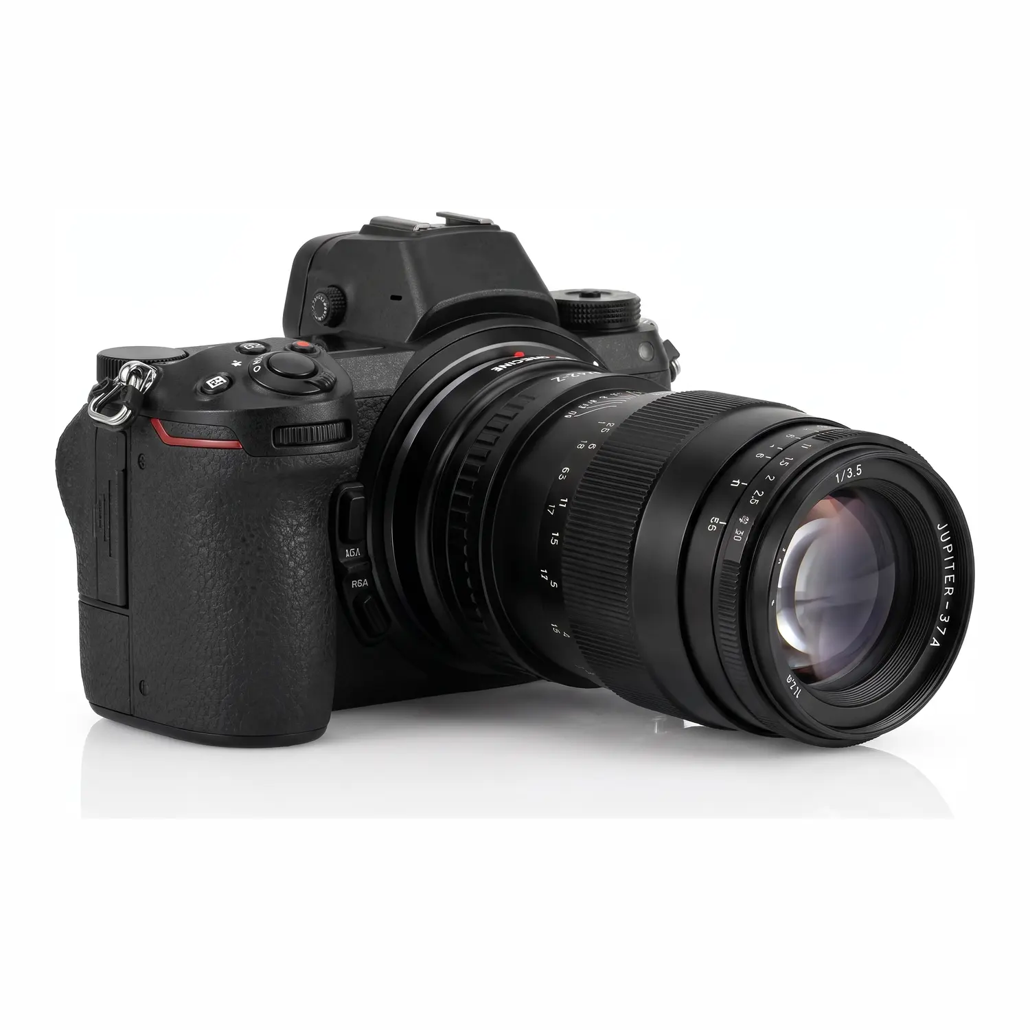 Объектив Юпитер-37А на камере Nikon Z через переходное кольцо OneCine M42-Z