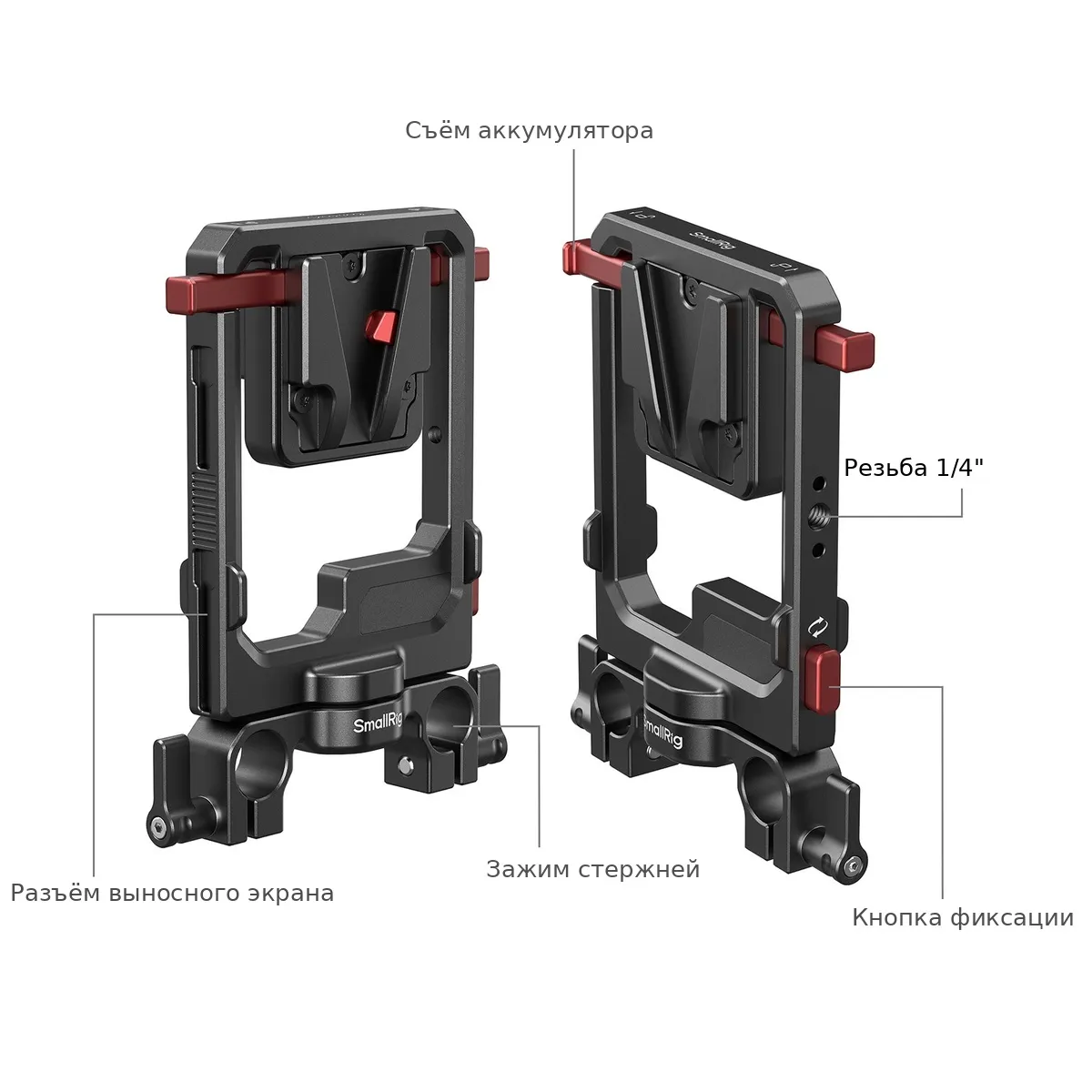 Интерфейсы поворотной площадки SmallRig 6273