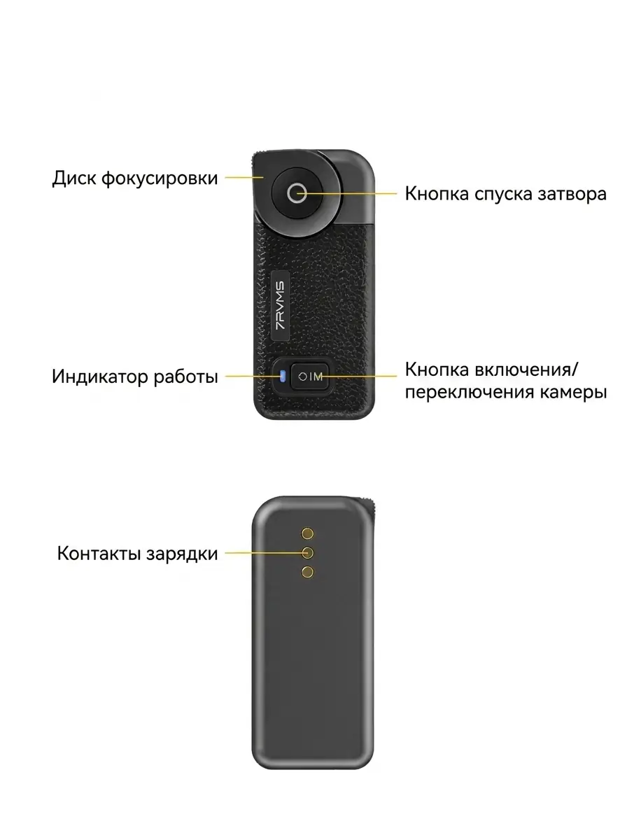 7RYMS Qshot V2 — беспроводной пульт с диском фокусировки, кнопкой спуска и индикатором работы