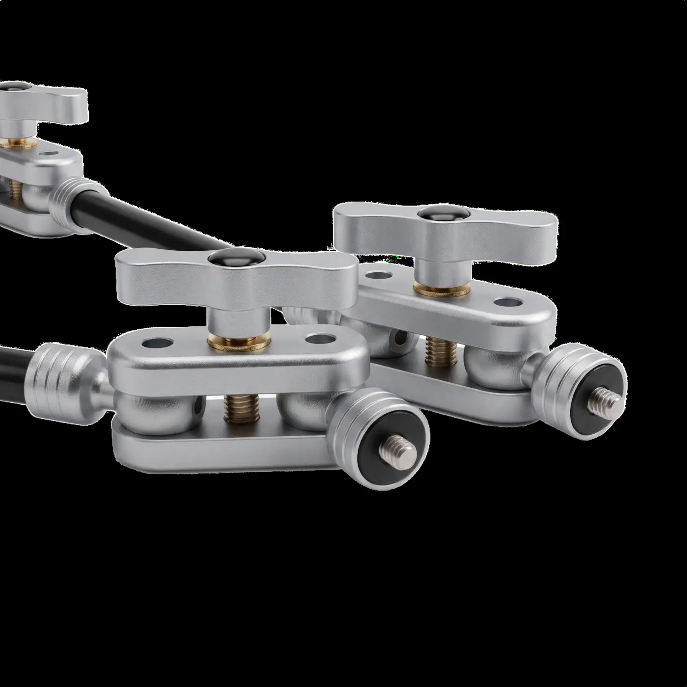 Шаровой шарнир держателя OneCine Magic Arm D80 крупным планом
