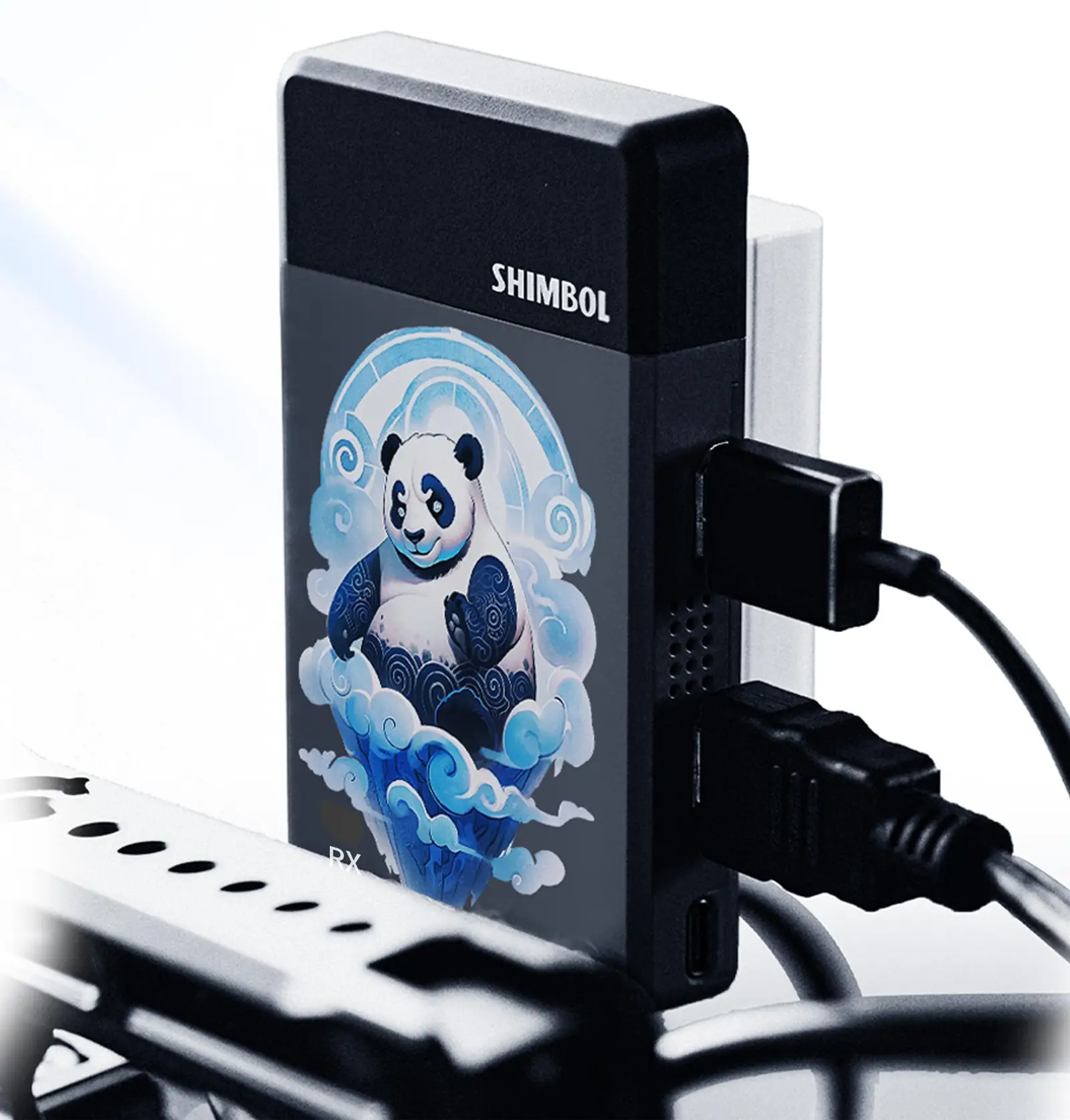 Сквозной HDMI-выход видеосендера Shimbol TP Max на клетке камеры