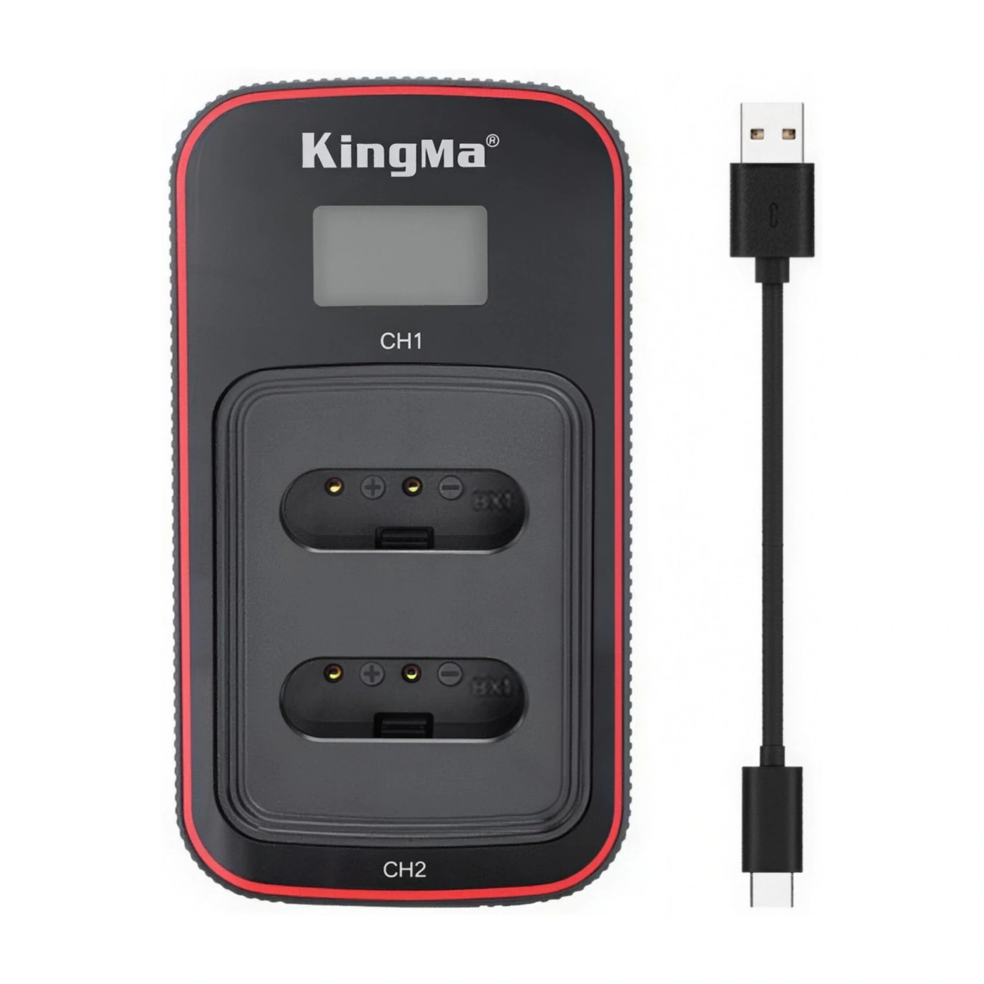 Комплект поставки Kingma BM058-BX1: зарядное устройство и кабель USB-A → USB-C