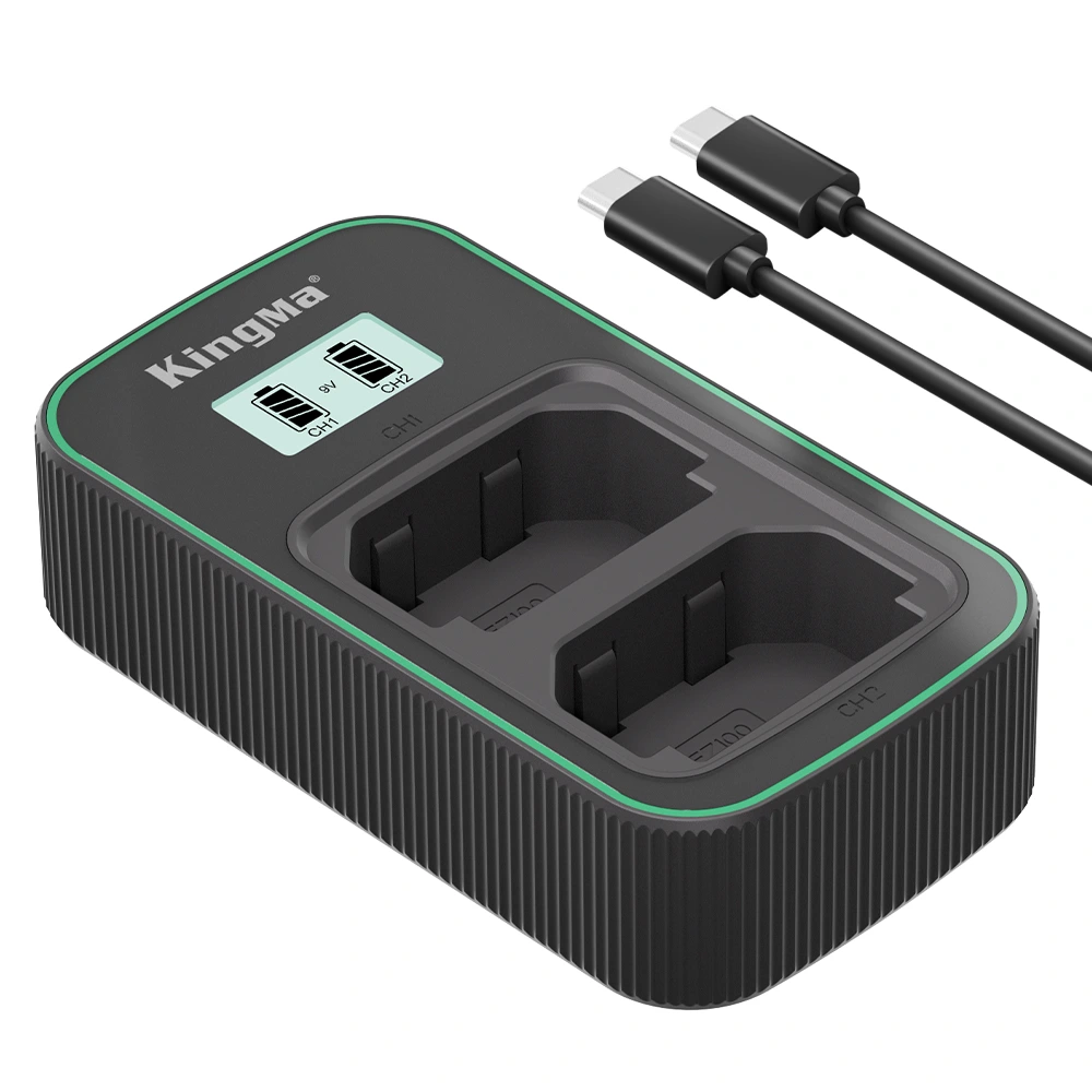 Комплект поставки Kingma BM058Q-FZ100: зарядное устройство и кабель USB-C → USB-C