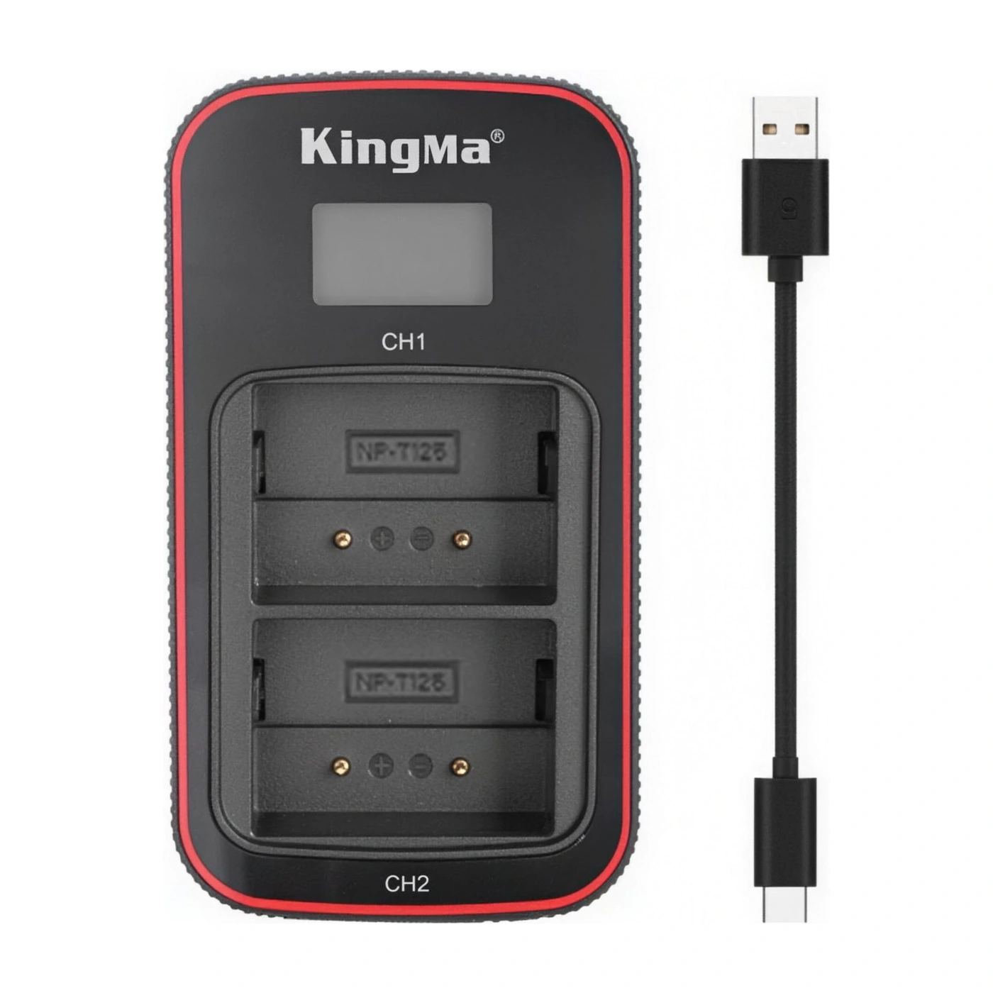 Комплект поставки Kingma BM058-T125: зарядное устройство и кабель USB-A → USB-C