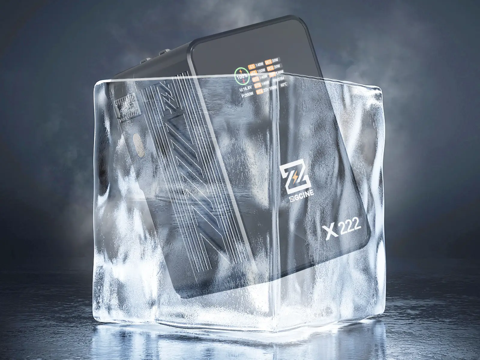 Аккумулятор ZGCINE ZG-X222 работает при низкой температуре до минус 20 градусов