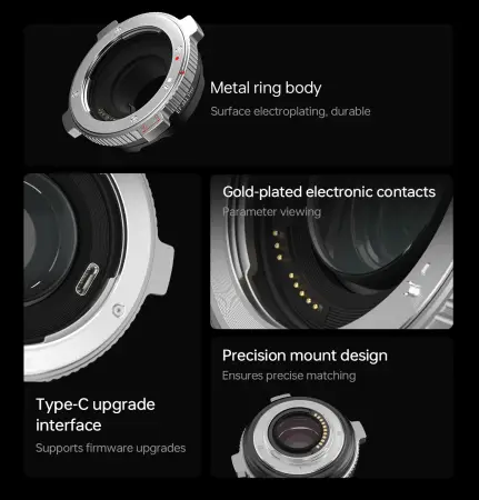 Переходное кольцо Viltrox EF-M2 Pro
