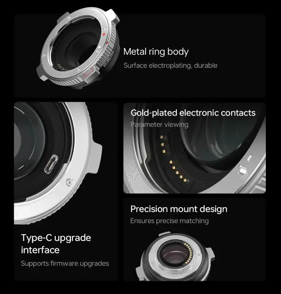 Переходное кольцо Viltrox EF-M2 Pro