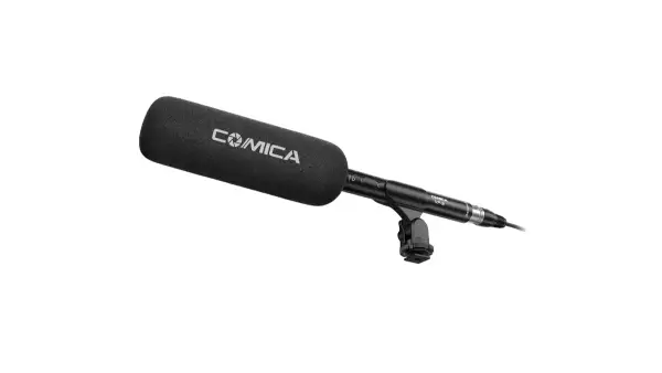 Микрофон пушка Comica VP3 с ветрозащитой