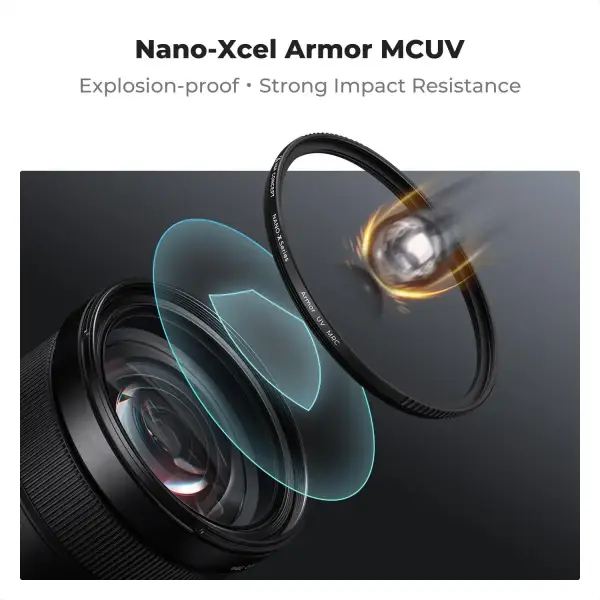 Фильтр K&F Nano X Armor MC UV ультрафиолетовый 40.5 мм