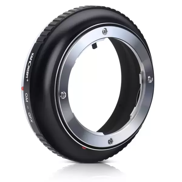 Переходное кольцо K&F OM - GFX (Объективы Olympus OM на фото камеры Fujifilm GFX)