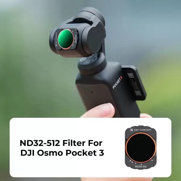 Фильтр K&F для DJI Osmo Pocket 3 action camera ND32-512