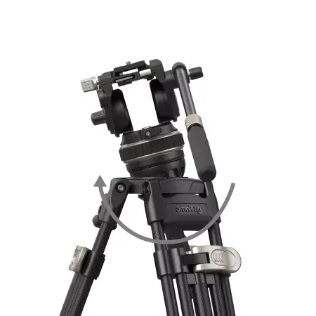 SmallRig Heavy-Duty Carbon Fiber Tripod AD-100