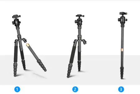 Штатив Beike Q668C Carbon