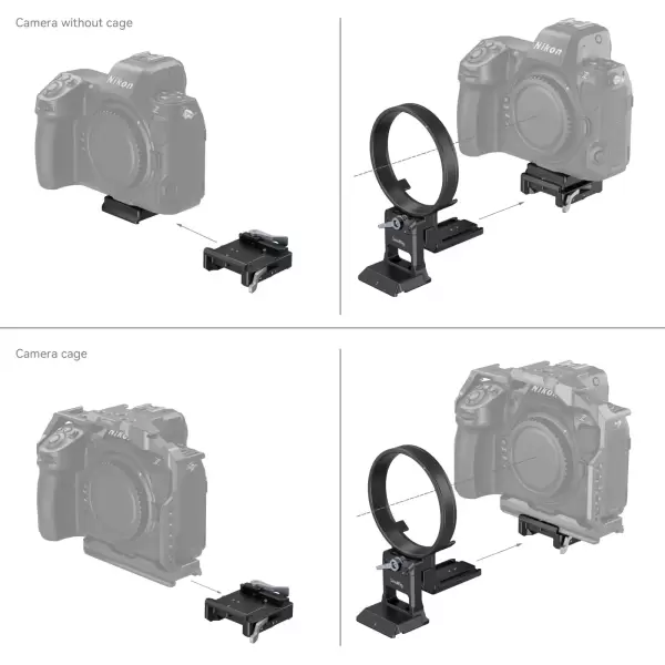 Площадка поворотная SmallRig Rotatable Horizontal-to-Vertical Mount Plate Kit для некоторых камер Nikon Z 4306