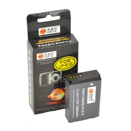 Аккумулятор DSTE LP-E12 для EOS M, 100D, M50