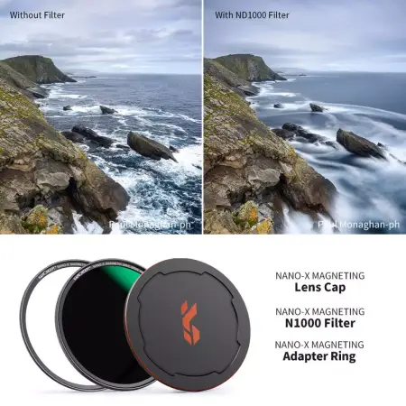 Фильтр магнитный K&F NANO X ND1000 72 мм