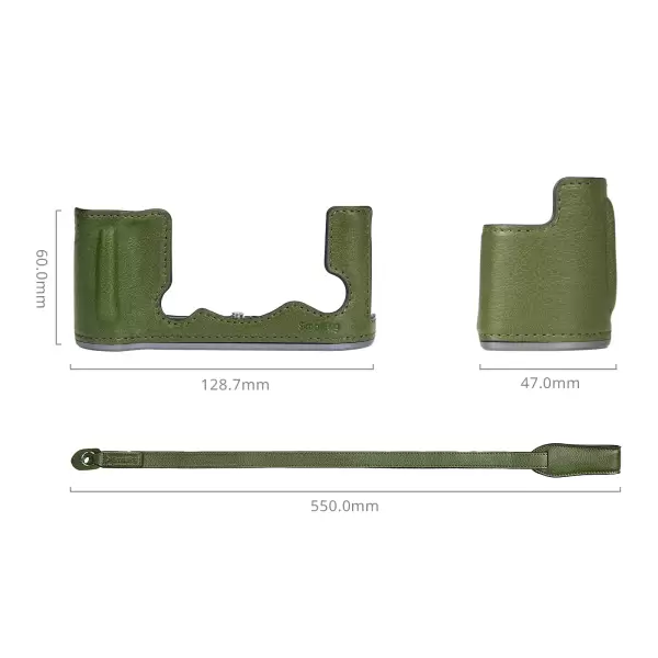 Кожаный чехол SmallRig для FUJIFILM X-T50 (зелёный) 4711