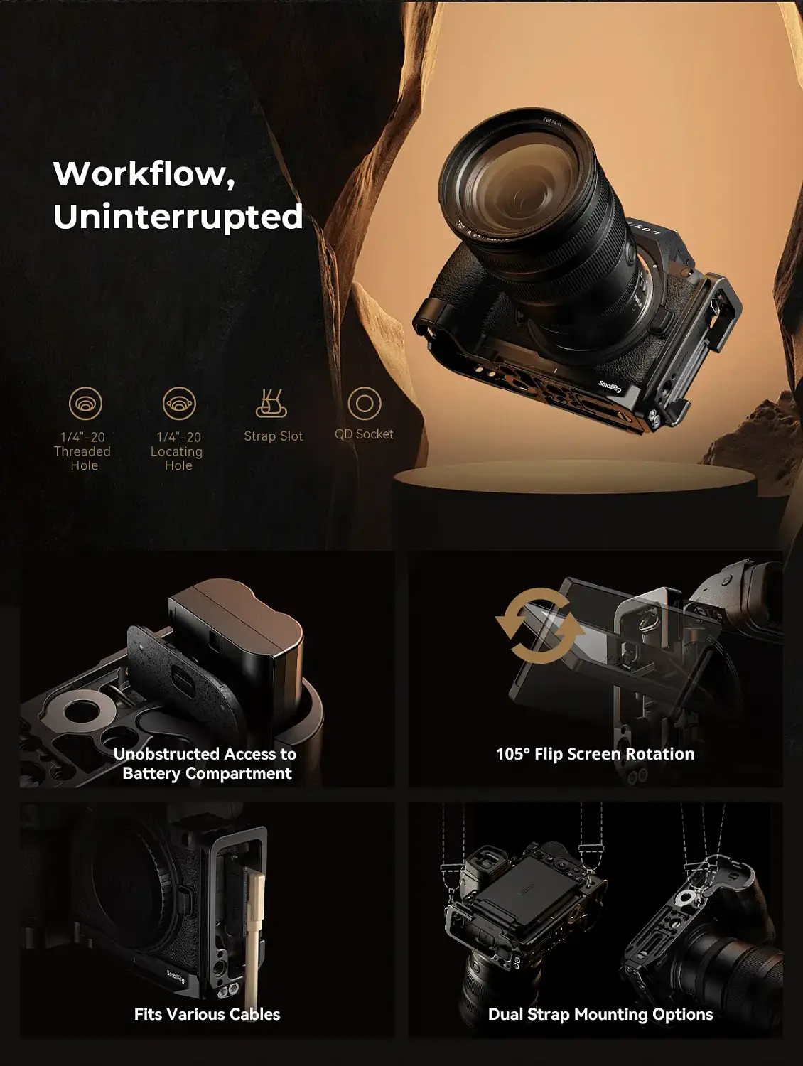 L площадка SmallRig для Nikon Z5II 5256