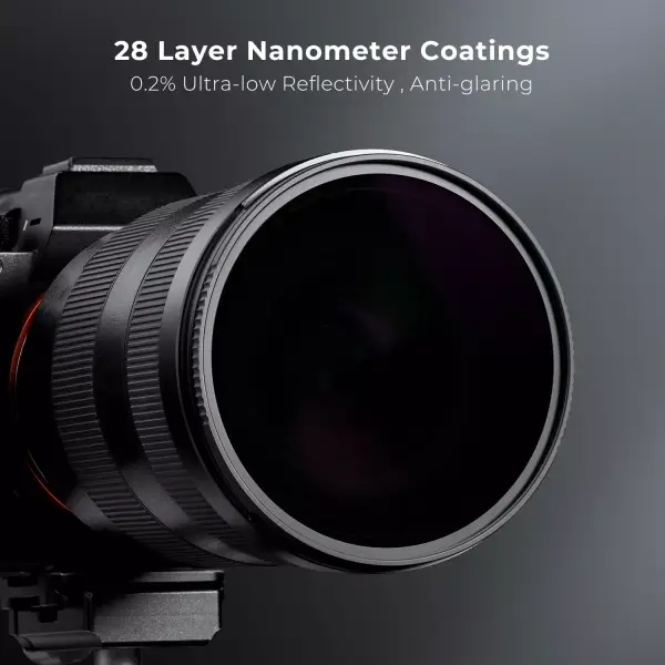 Фильтр K&F Concept NANO X ND100000 (16.6 stops) 49 мм
