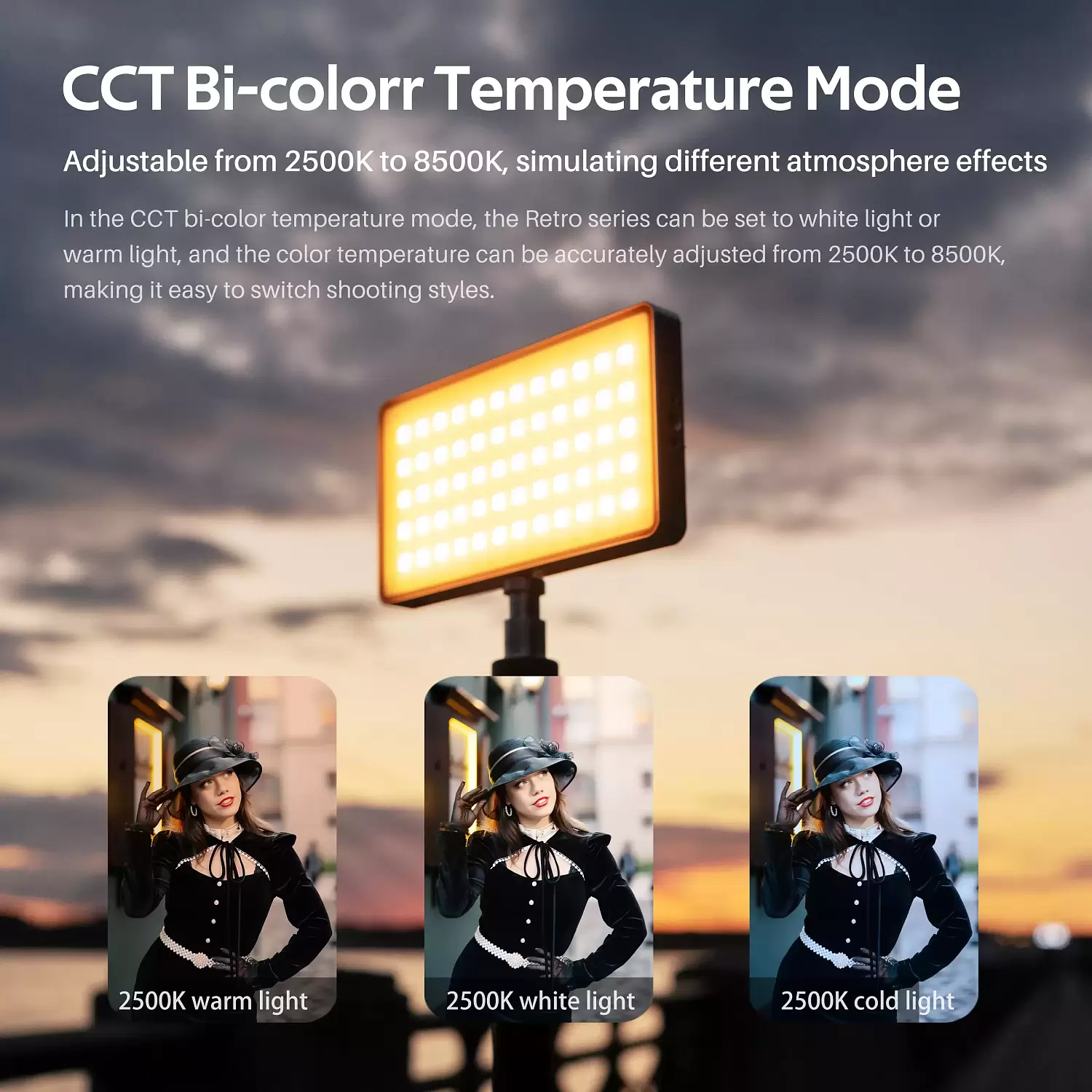 Компактный свет Viltrox Retro 12X Компактный свет Viltrox Retro 12X