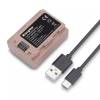 Аккумулятор Kingma NP-FW50 Sony с входом Type-C для зарядки