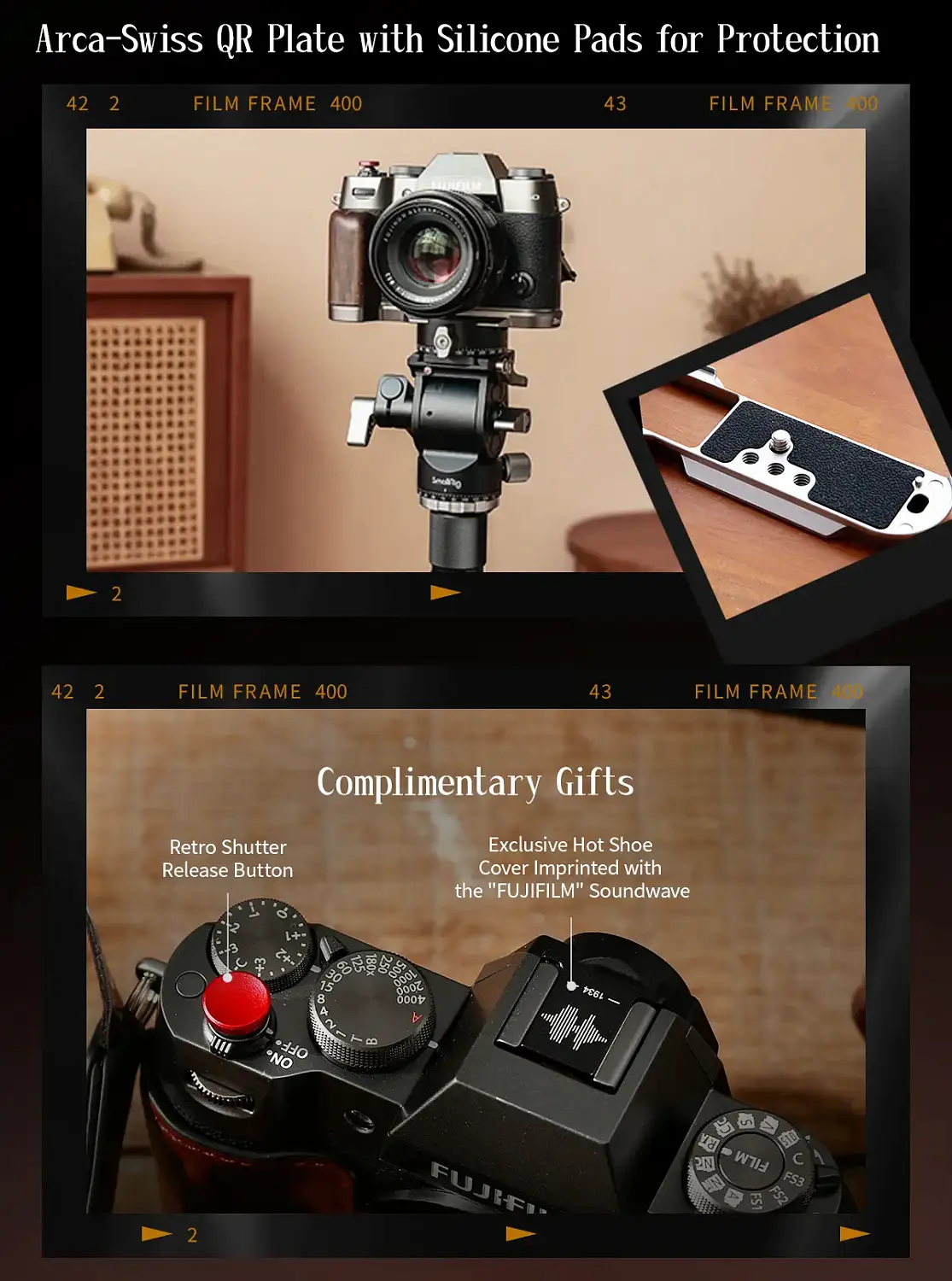 Кожаный чехол SmallRig для FUJIFILM X-T50 (чёрный) 4709