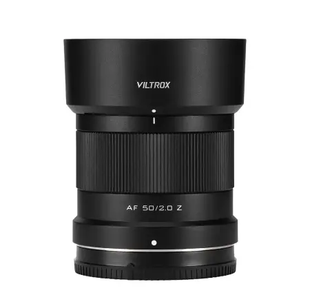 Объектив Viltrox AF 50 мм F2.0 AIR Z для Nikon Z с блендой