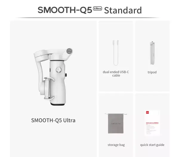 Стедикам Zhiyun Smooth Q5 Ultra