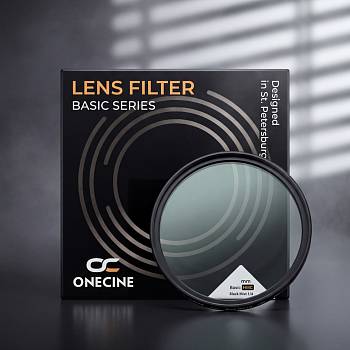 Светофильтр OneCine Basic Black Mist 1/4 для объектива 55 мм (фильтр черный туман 55mm)