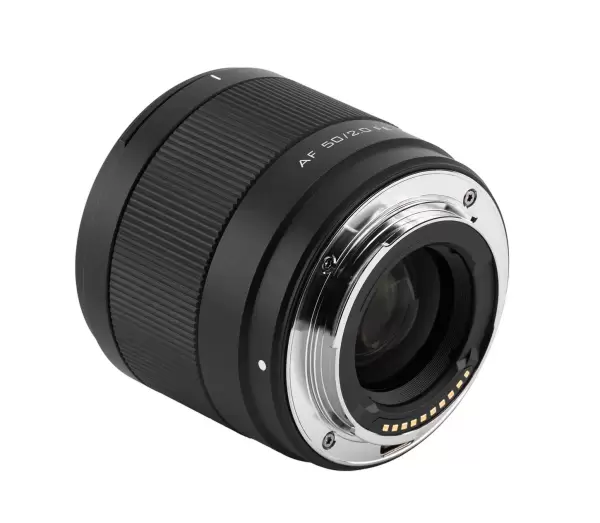 Объектив Viltrox AF 50 мм F2.0 AIR FE для Sony E вид сзади