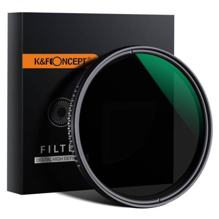 K&F Variable Waterproof ND8-ND2000 Filter with Multi-Resistant Coating