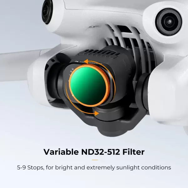 Фильтр K&F concept ND32-512 (5–9 ступеней) для DJI Mini 4 Pro Фильтр K&F concept ND32-512 (5–9 ступеней) для DJI Mini 4 Pro